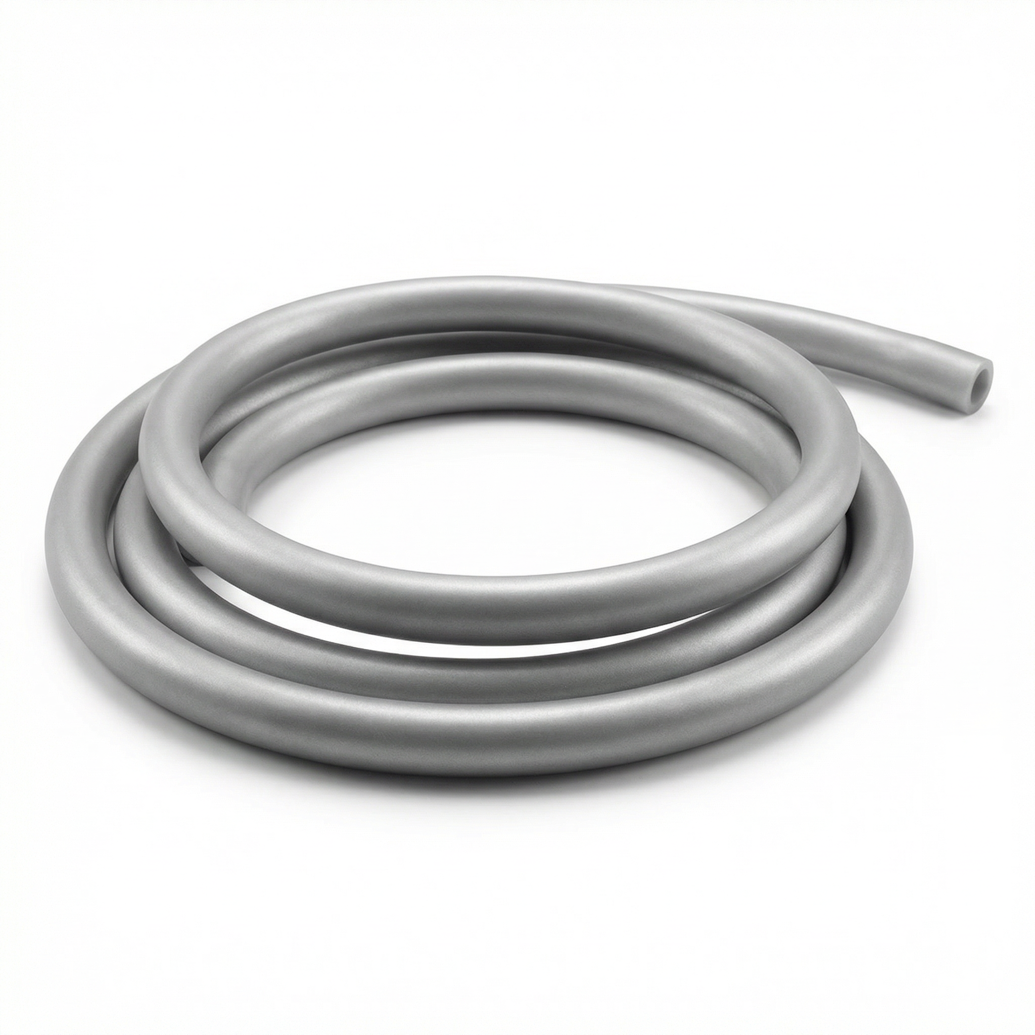 Blade Hookah Soft Touch Silicone Hose Silver