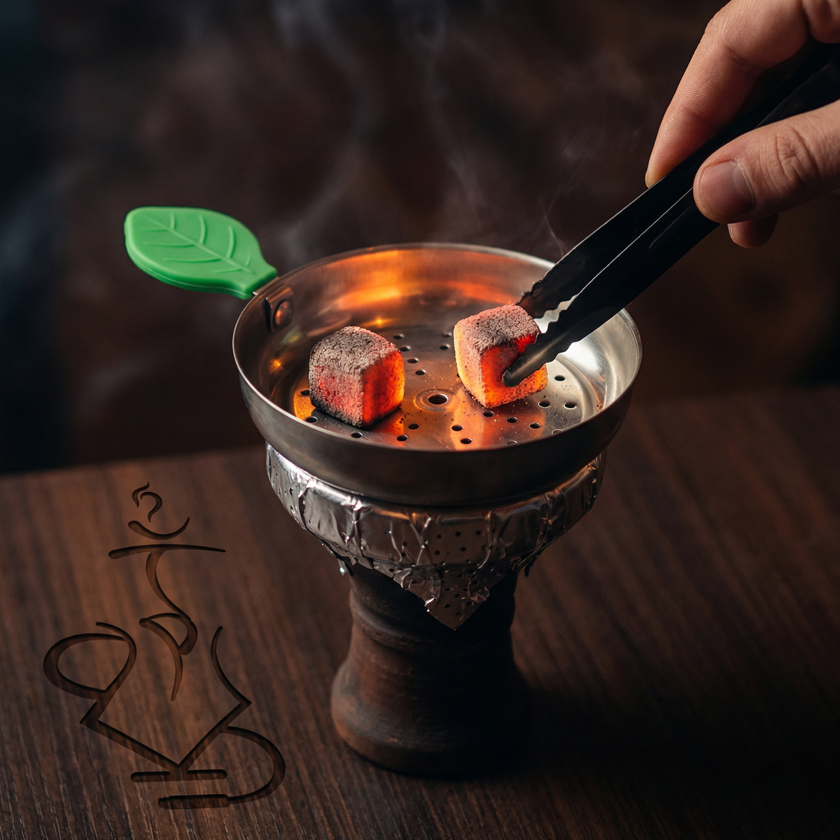 Essentials Leaf Shisha Heat Management Screen, image 4 of 6
