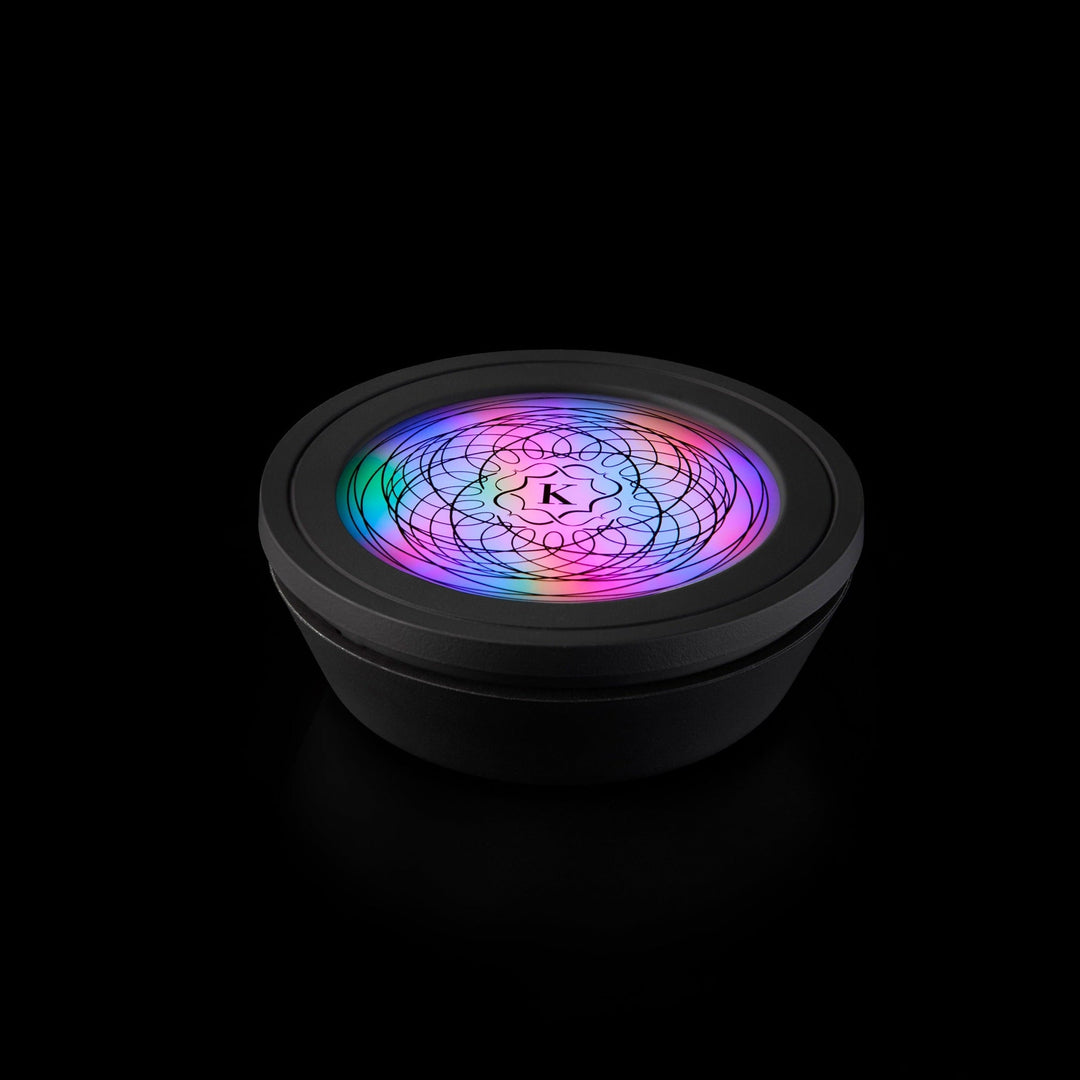 Kaloud Selestia breathing LED light glowing in rainbow colours