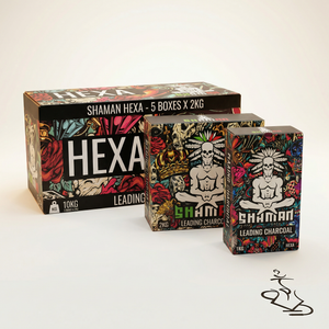 Shaman Hexa Coconut Shisha Charcoal