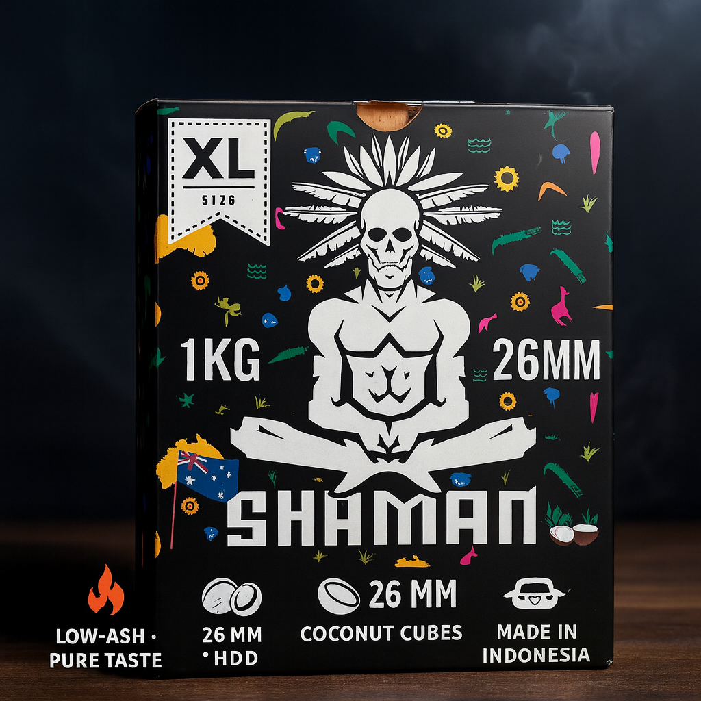 Shaman Coconut Charcoal 26mm Cubes – 100% Coconut Shell 12