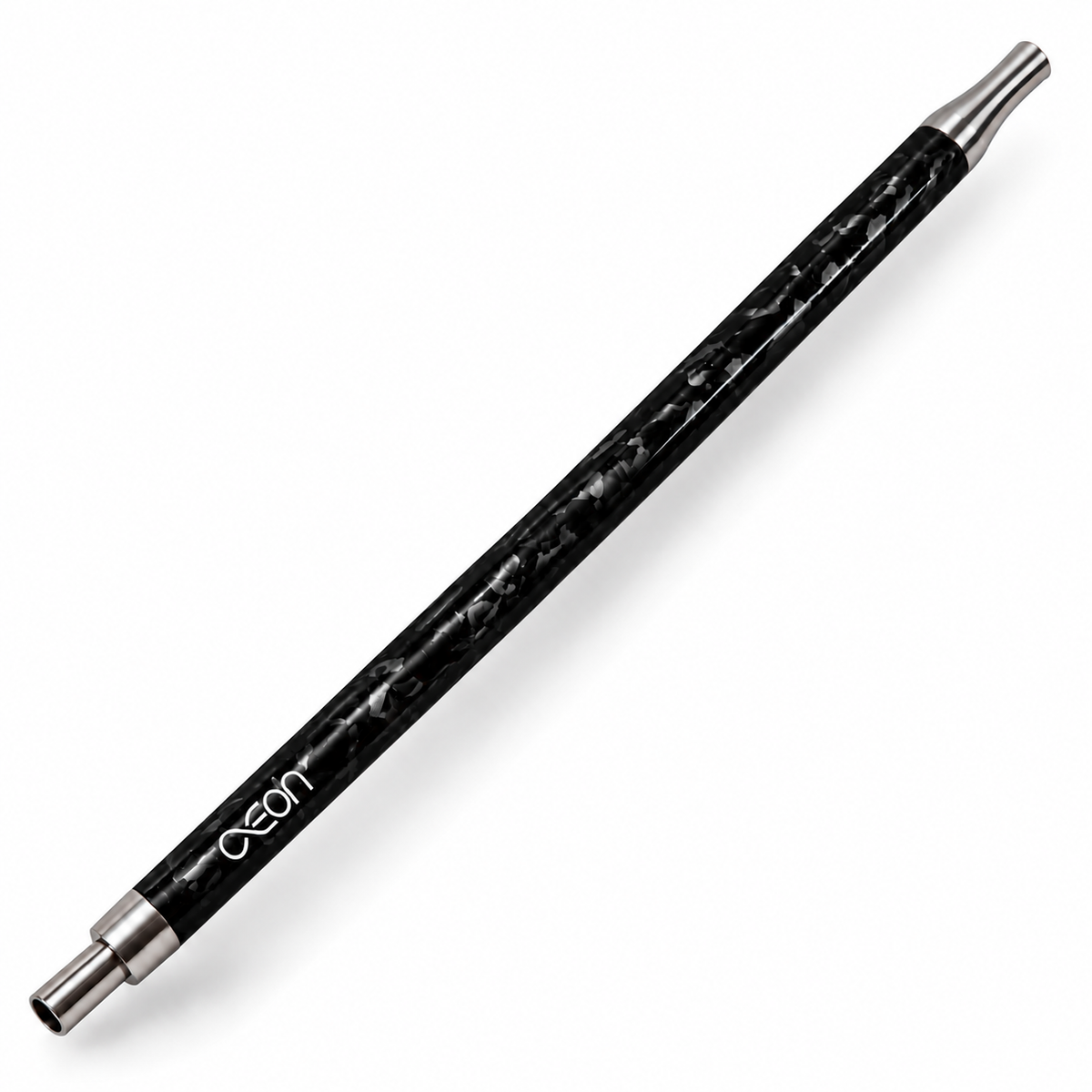 AEON Carbon Mouthpiece in Forged Black laid diagonally on a plain white background, image 2 of 2