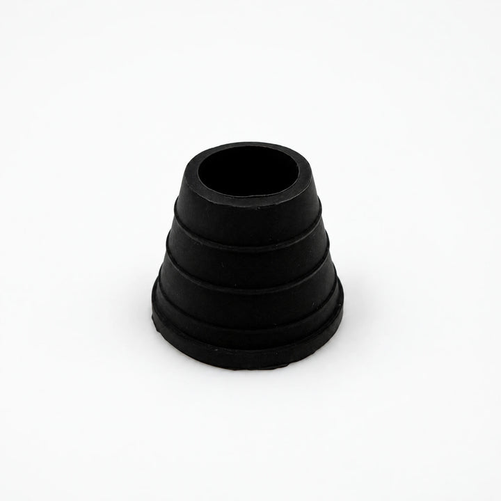 Essentials Classic black rubber shisha head grommet with stepped shape