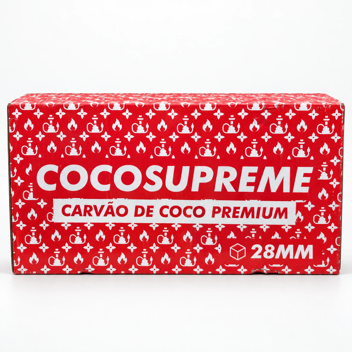 CocoSupreme 28mm coconut shisha charcoal 10kg carton, image 4 of 4