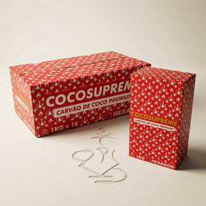 Cocosupreme Hexagon Coconut Shisha Charcoal