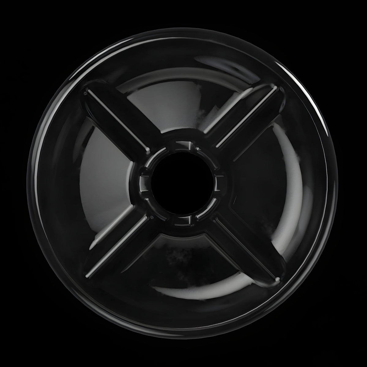 Top view of the Cosmo Mixology Phunnel Bowl highlighting its partitioned design, image 7 of 18