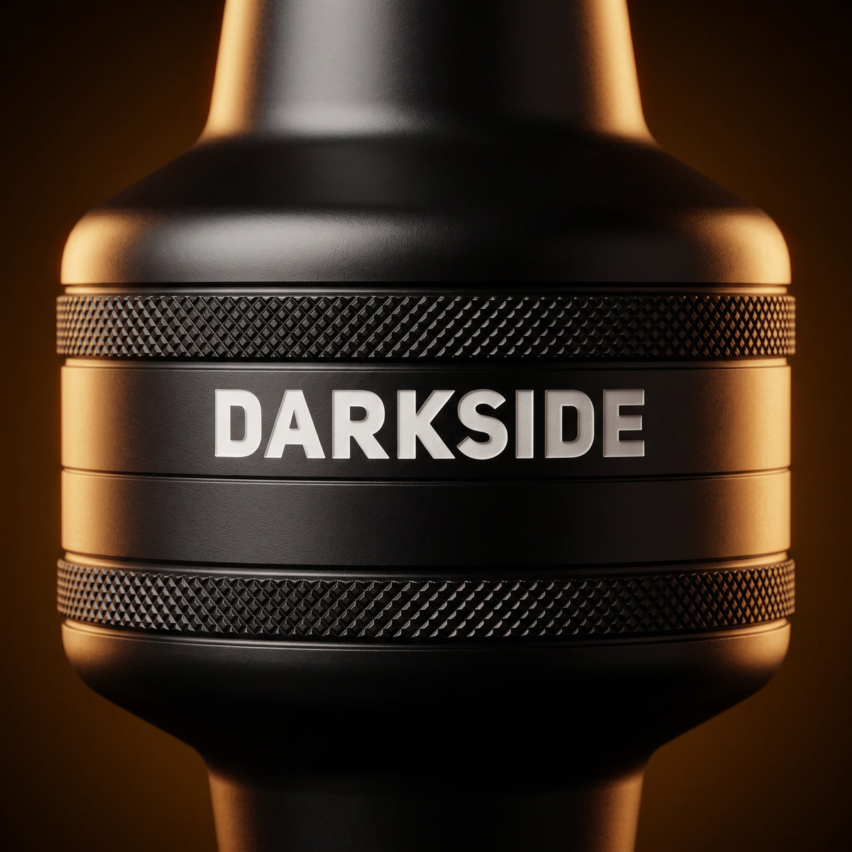 Darkside D-Catcher knurled aluminium band detail with raised DARKSIDE wordmark, The Premium Way, image 4 of 13