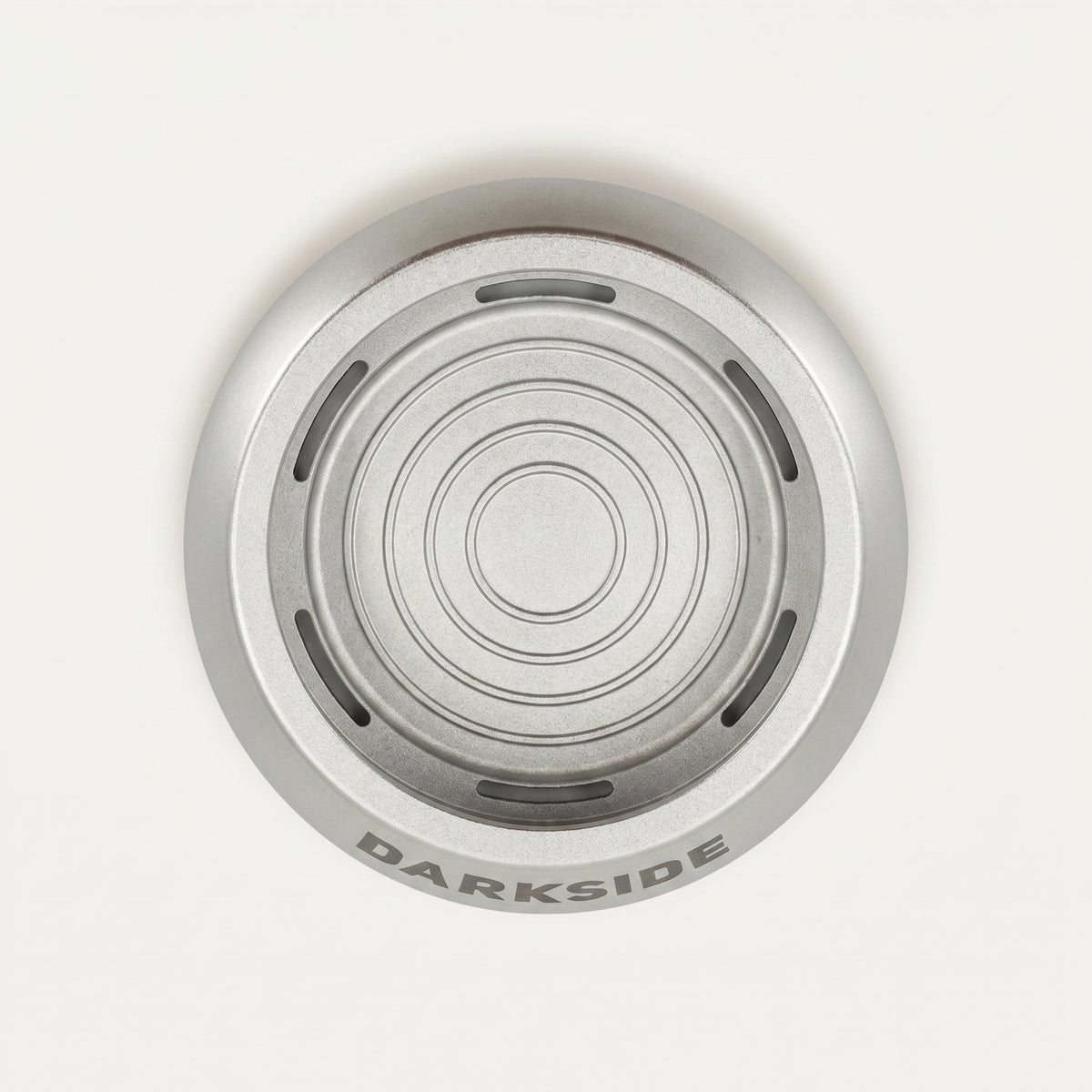 Darkside D-Heater Silver top-down view showing lidless open chamber and ventilation slots, image 3 of 21