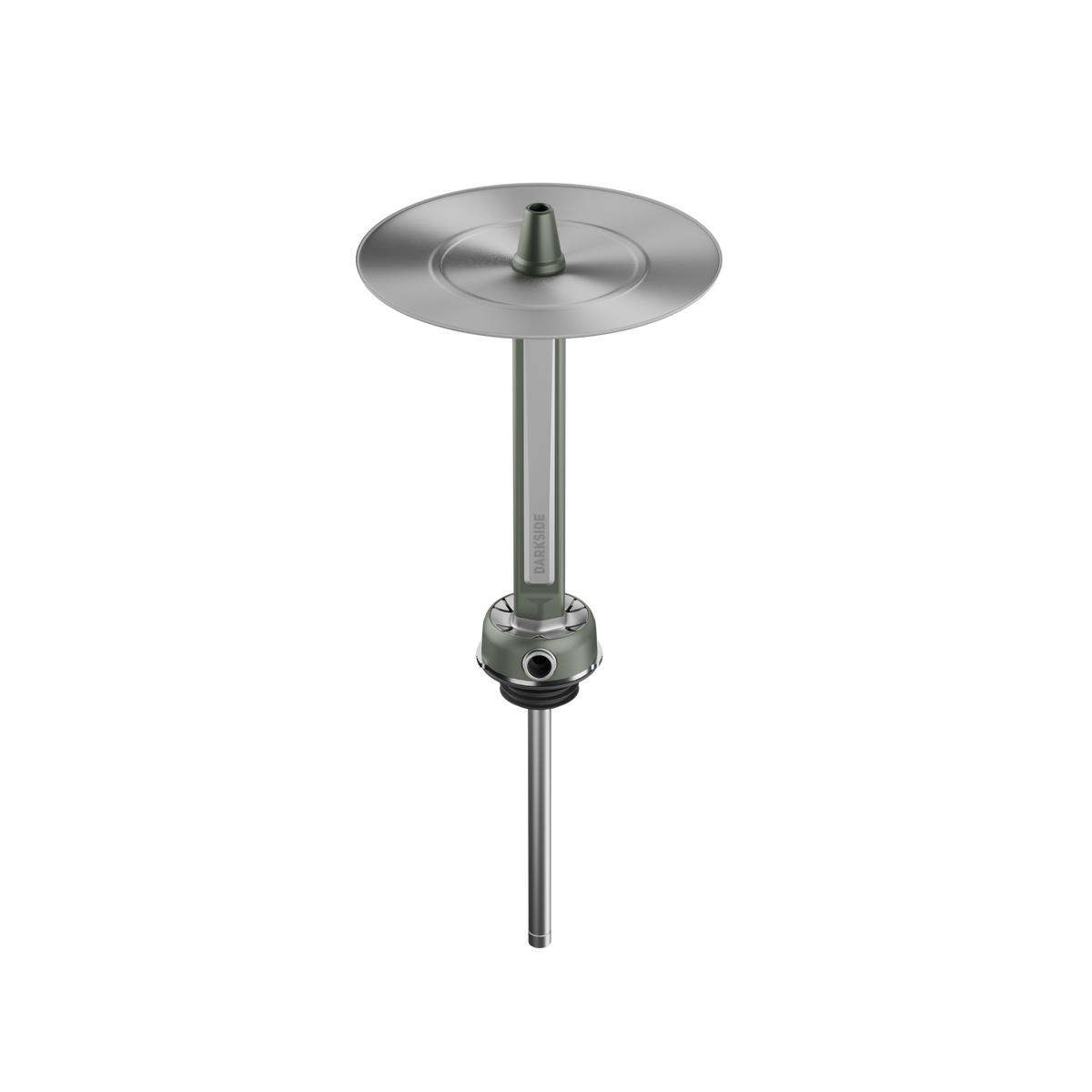 Darkside Pro stem in green chrome with tray, connector and lower rod, shown without a base, image 4 of 11