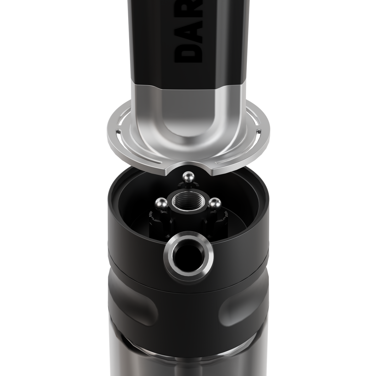 Darkside EVO shisha click-system coupling with flange, ball bearings and magnetic port, image 11 of 12
