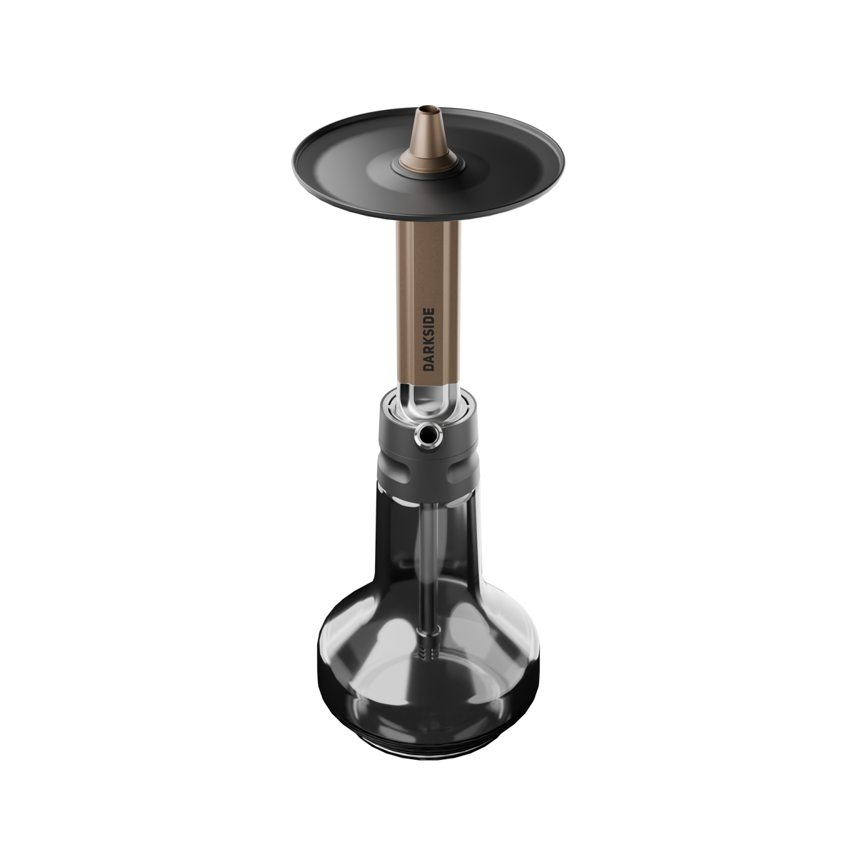 Darkside EVO Bronze base fitting and stem joint shown from an angled front view, image 4 of 8