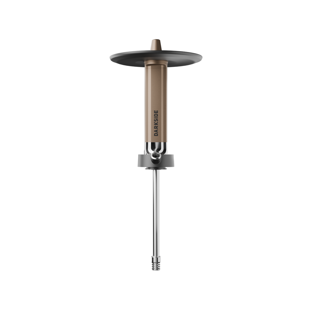 Darkside EVO Bronze stem shown alone with coal plate and diffuser tube attached, image 6 of 8