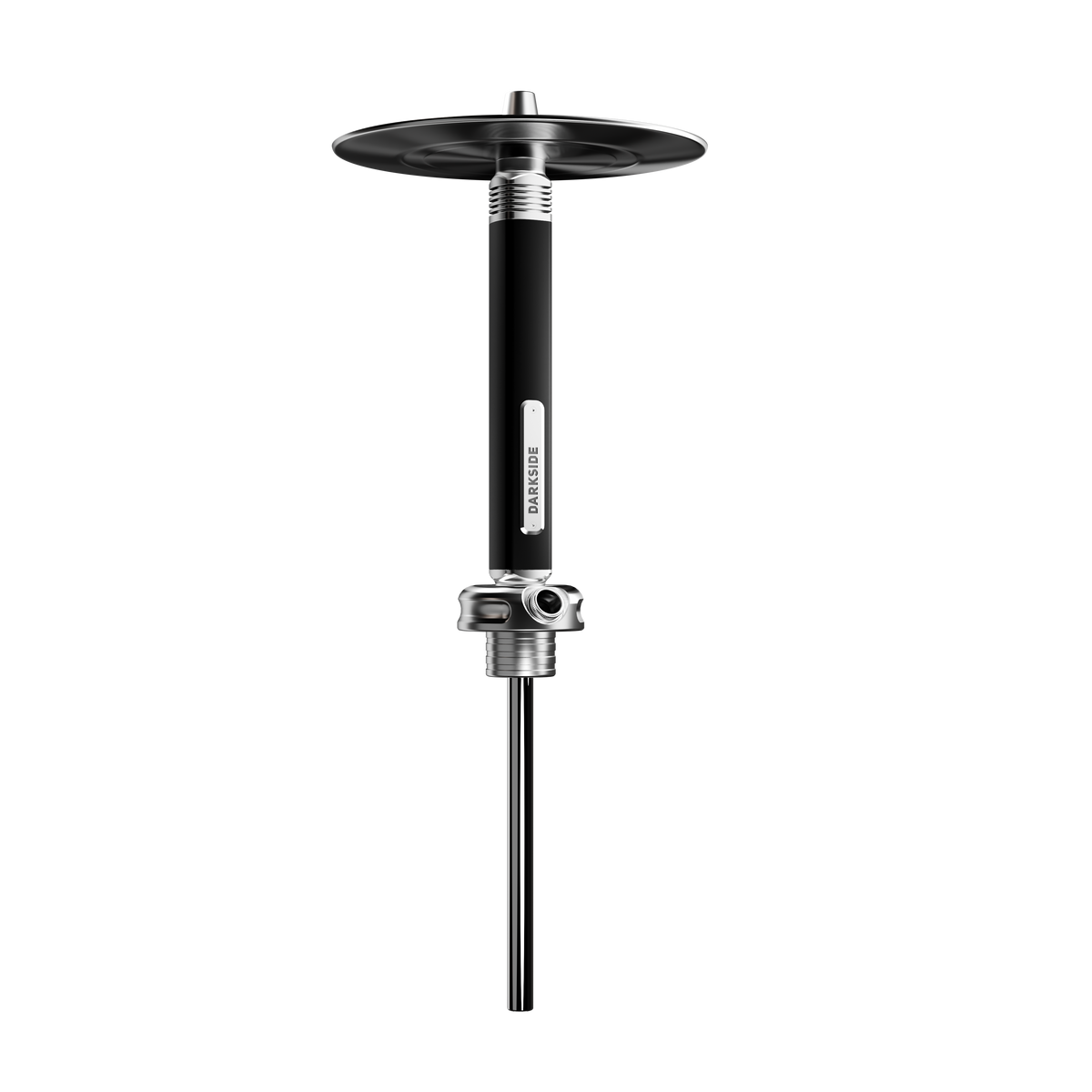 Darkside Ultima shisha stem assembly shown rotated to reveal the purge valve knob, image 12 of 14