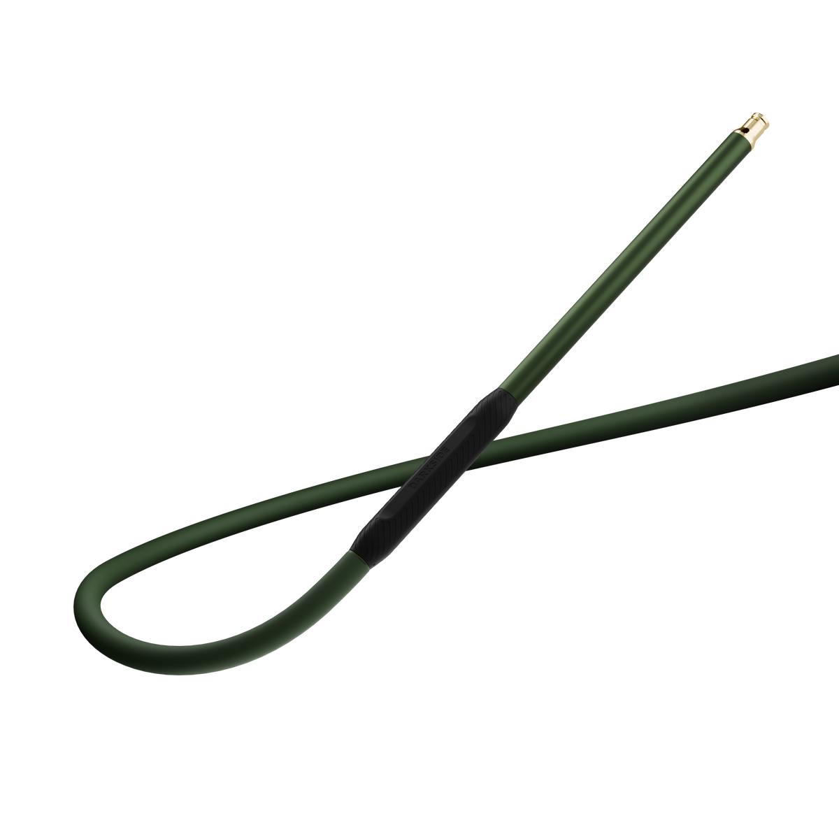 Darkside Ultima Green Gold hose coiled to show its black grip and gold connector, image 10 of 10
