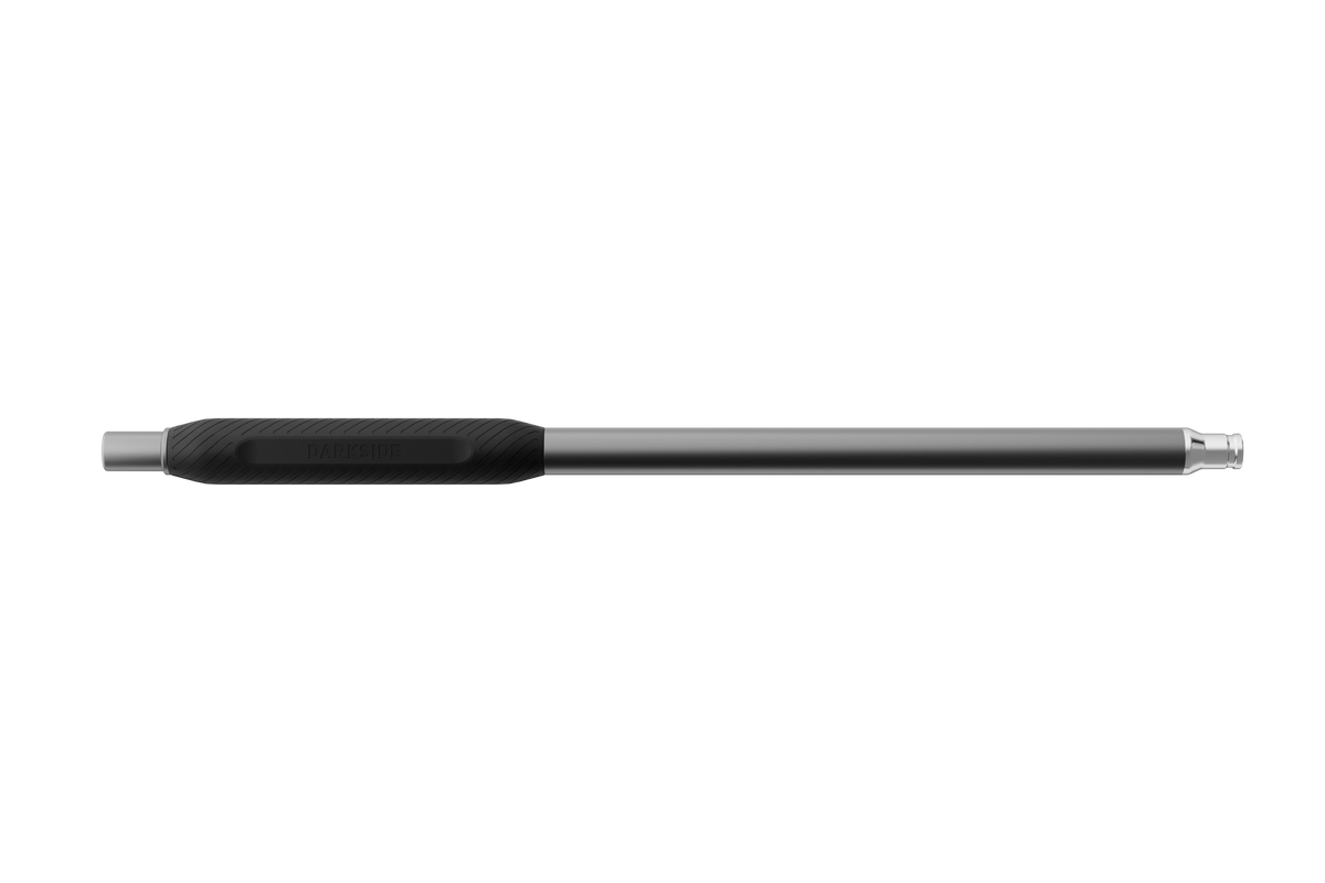 Darkside Ultima shisha hose and mouthpiece section with black grip on white background, image 2 of 8
