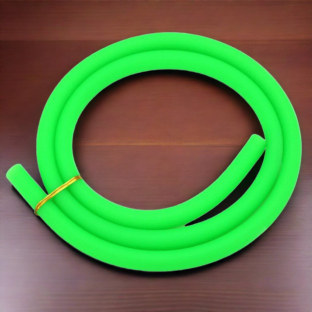 Essentials - Essentials Shisha Silicone Matte Hose - Light Green - The Premium Way, image 2 of 3