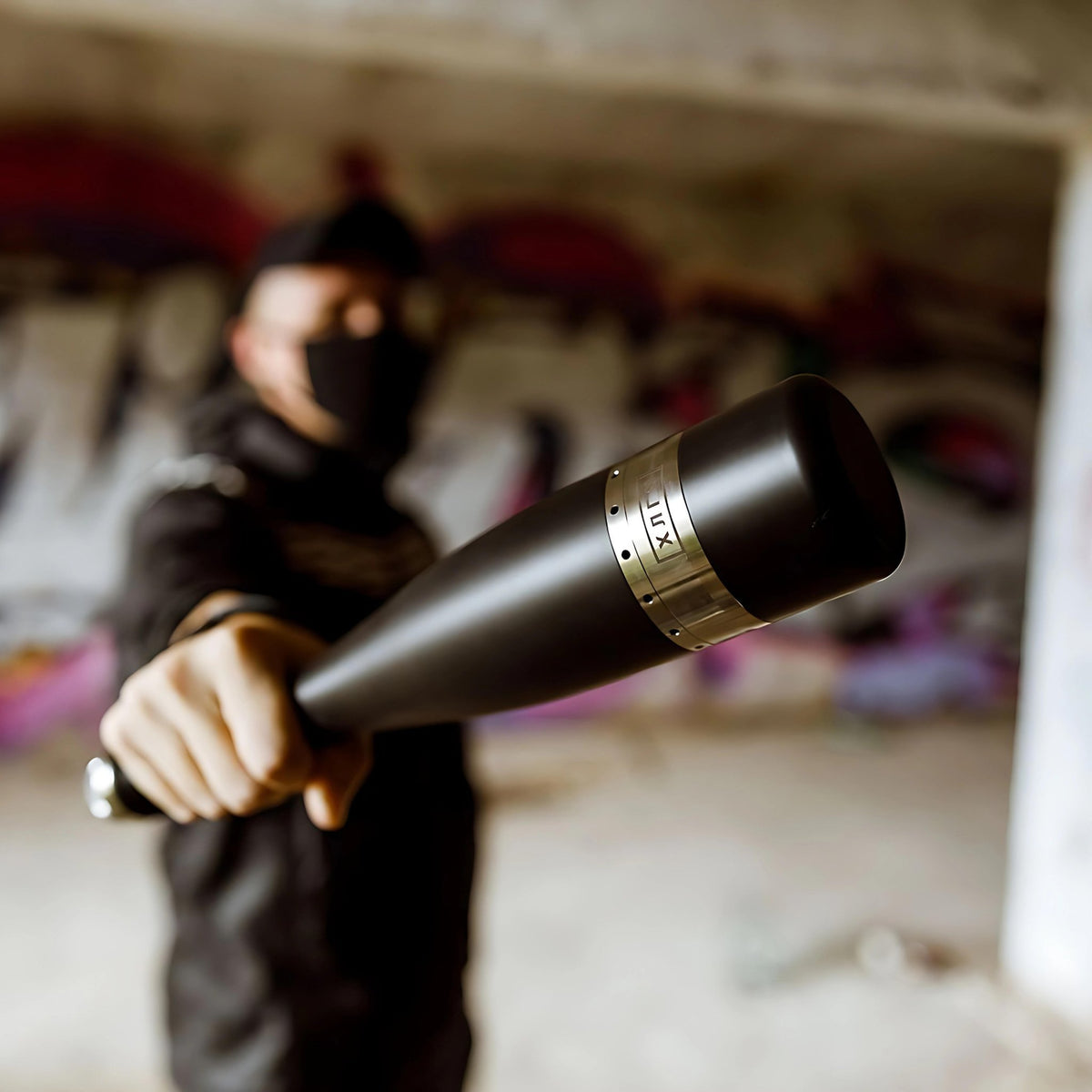 Hooligan Black Baseball Bat Hookah - Hand Held, image 19 of 30