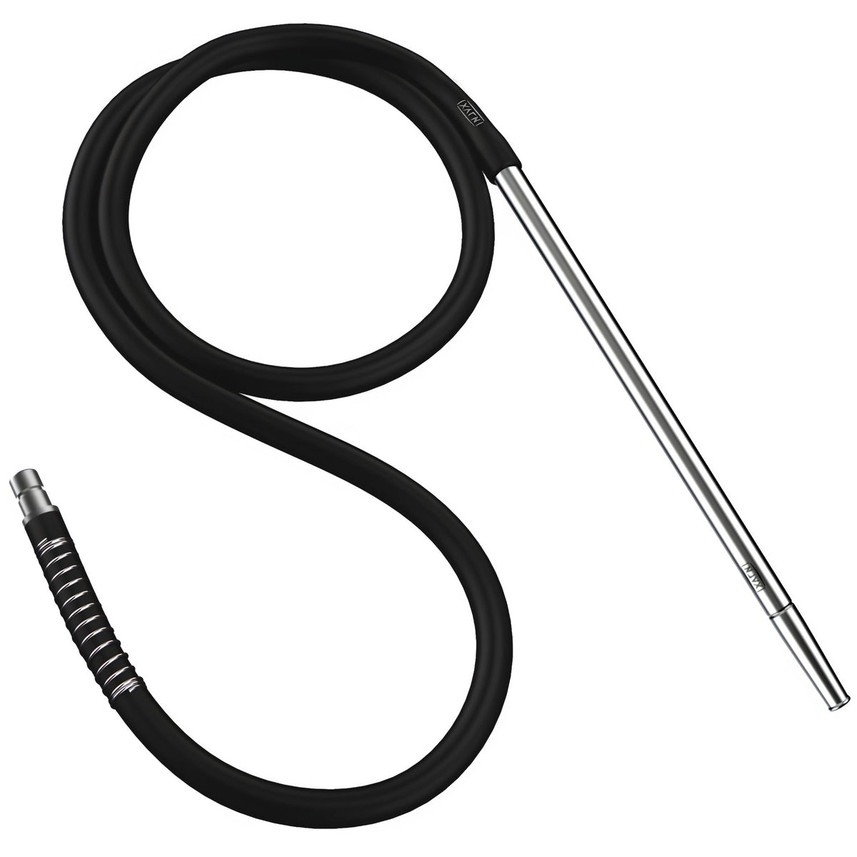 Hooligan Black Baseball Bat Hookah - Hose Assembled, image 11 of 30