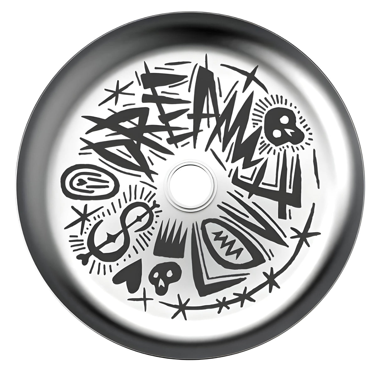 Hooligan Black Baseball Bat Hookah - Tray, image 12 of 30