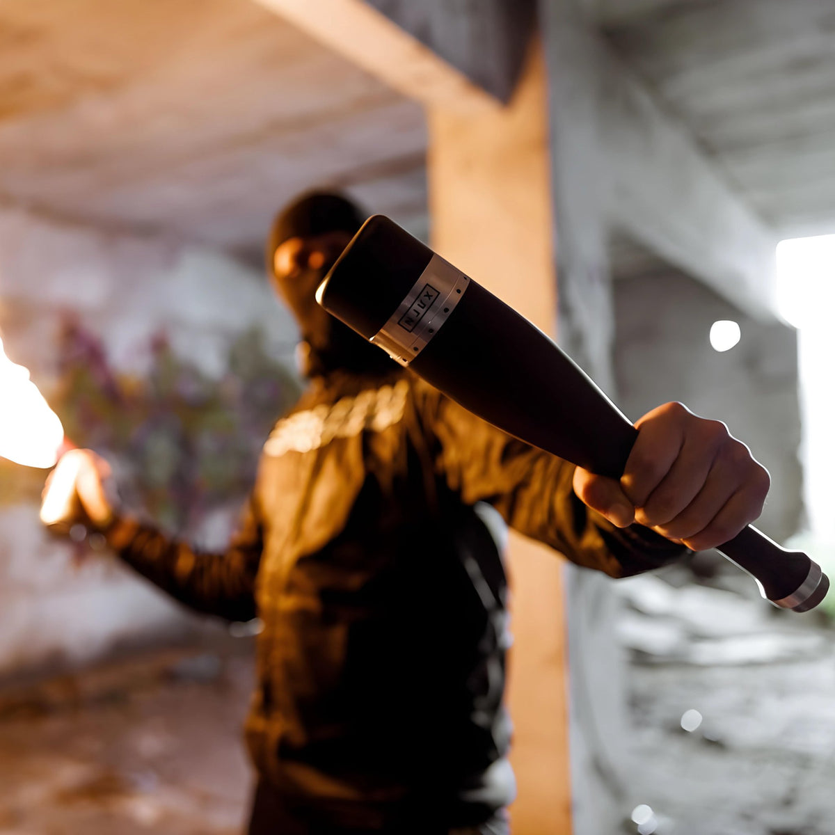Hooligan Black Baseball Bat Hookah - With Fire, image 30 of 30