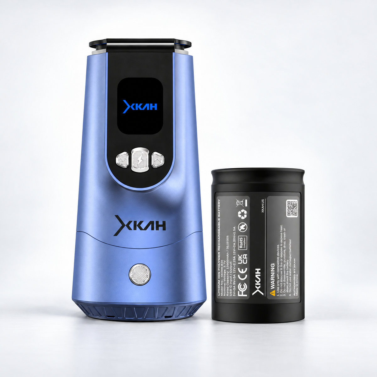 XKAH Pro Essentials Bundle in Blue: XKAH Pro and its spare battery