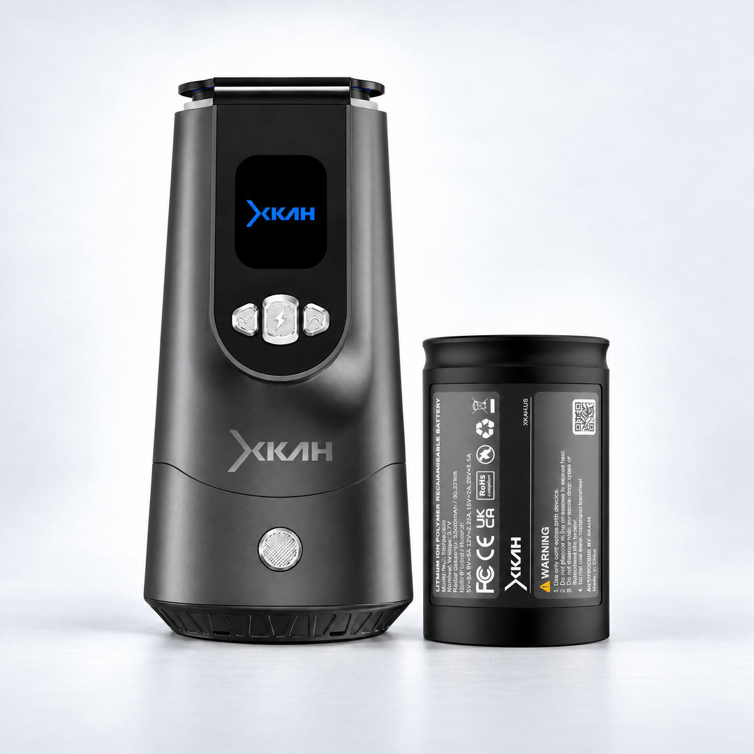 XKAH Pro Essentials Bundle in Black: XKAH Pro and its spare battery