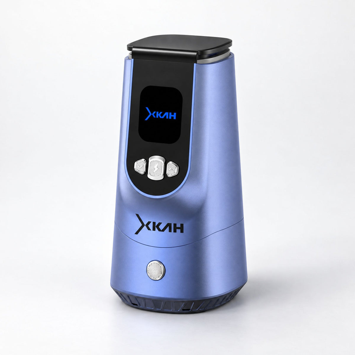 XKAH Pro Electric Heat System in Blue, three-quarter view