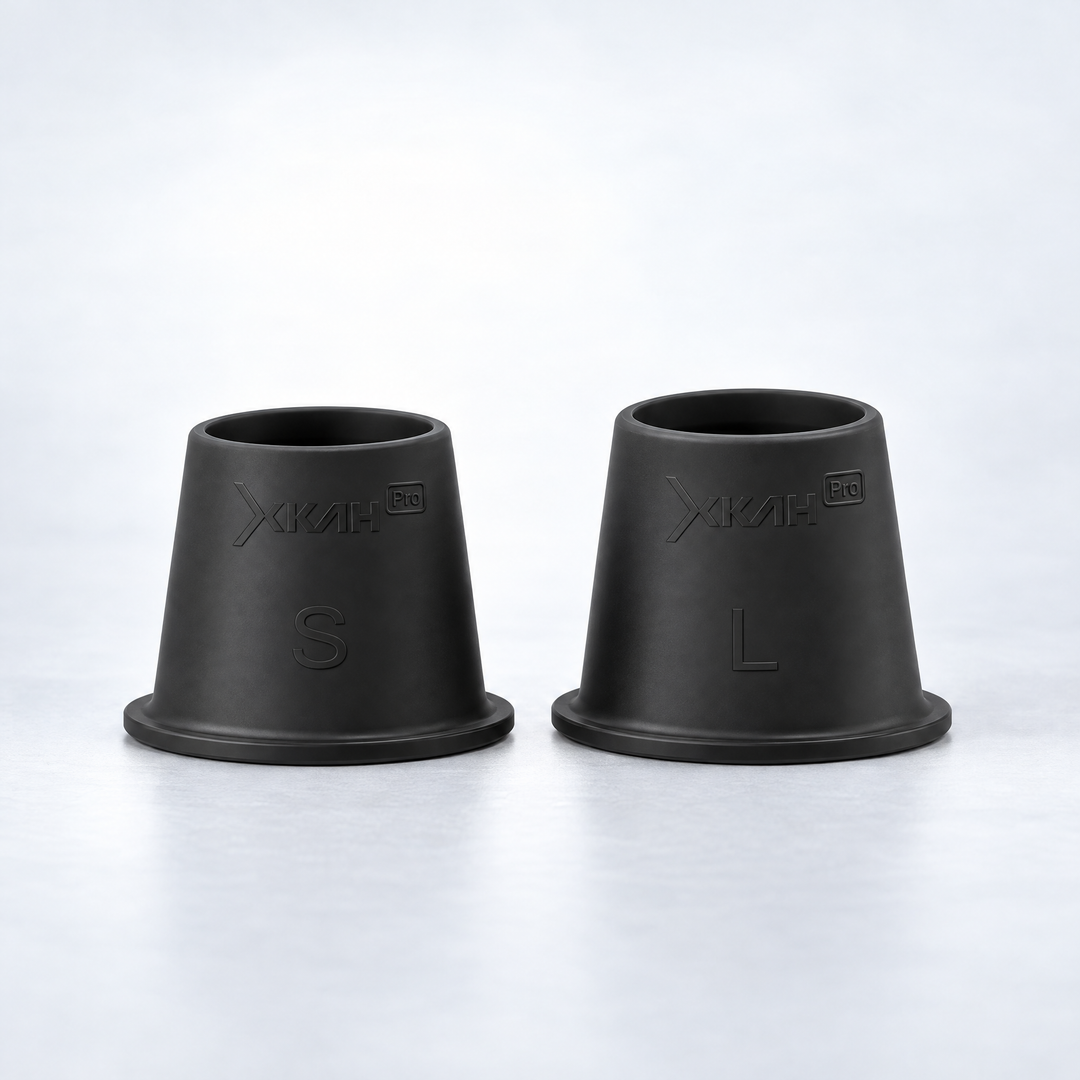 XKAH Pro Grommet Set in black: one S and one L grommet