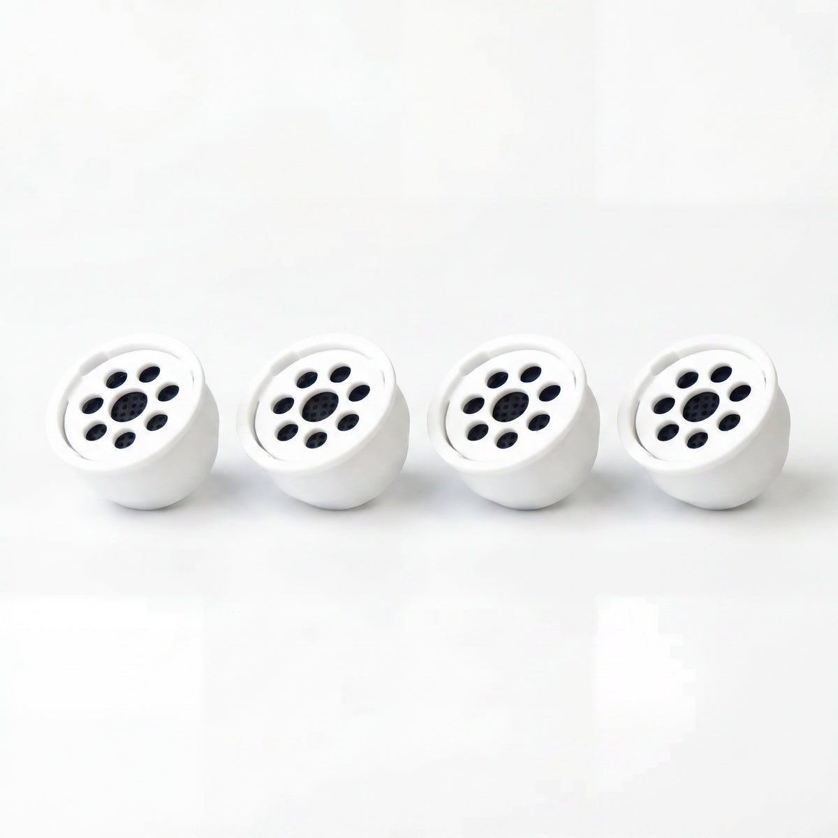 Kaloud Ayara Large replacement filters 4-pack lined up on pure white, filter faces forward — The Premium Way, image 3 of 10