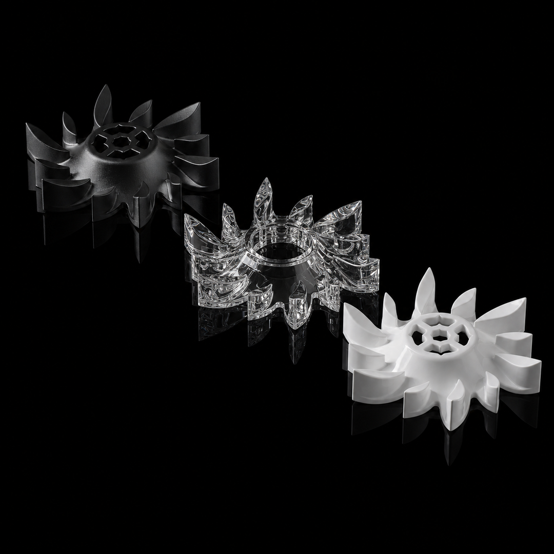Kaloud Sitra thermal diffusers in black aluminium, glass and ceramic