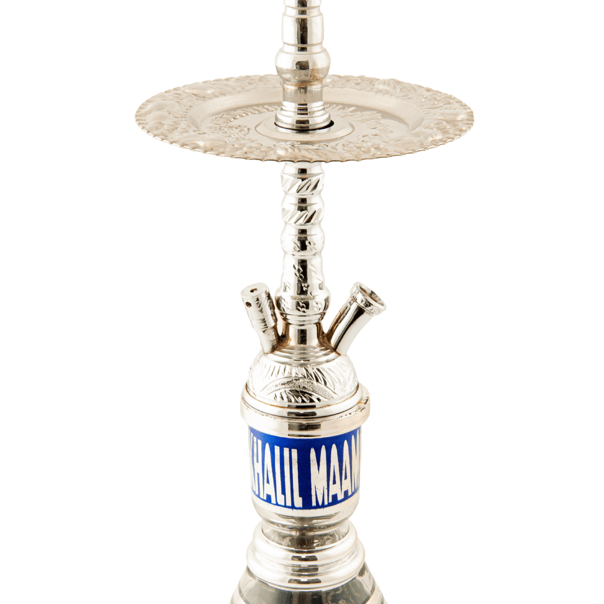 Khalil Mamoon Balha Safari Silver Blue 22" Hookah Shisha | The Premium Way, image 7 of 15