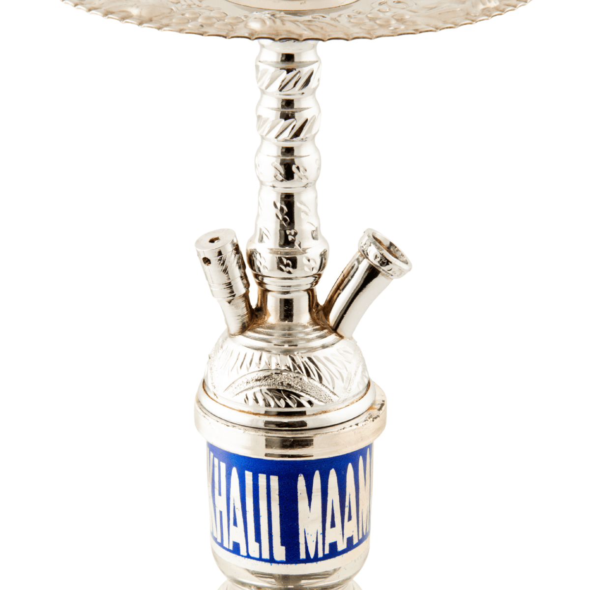 Khalil Mamoon Balha Safari Silver Blue 22" Hookah Shisha | The Premium Way, image 8 of 15