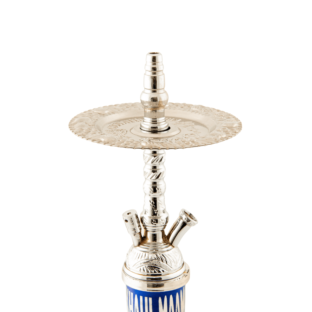 Khalil Mamoon Balha Safari Silver Blue 22" Hookah Shisha | The Premium Way, image 6 of 15