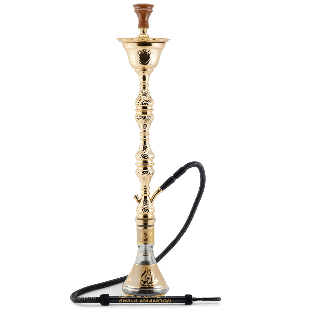 Khalil Mamoon Ice Koumetra 2 Level Gold - Model 1569 - 100cm Shisha