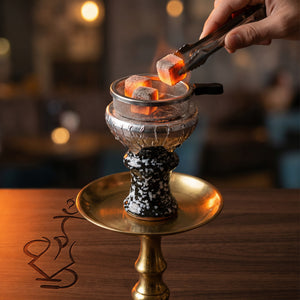 Khalil Mamoon 5-Hole Ceramic Shisha Bowl