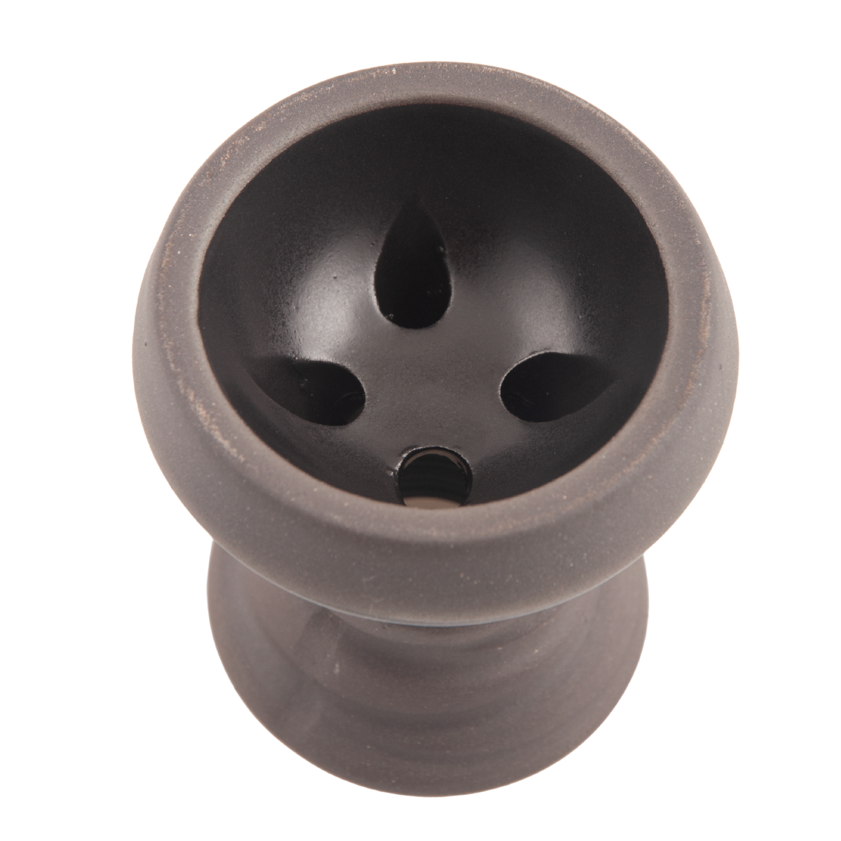 King Buzz Sapphire Tide hookah stone-effect clay bowl multi-hole top view — The Premium Way, image 13 of 13