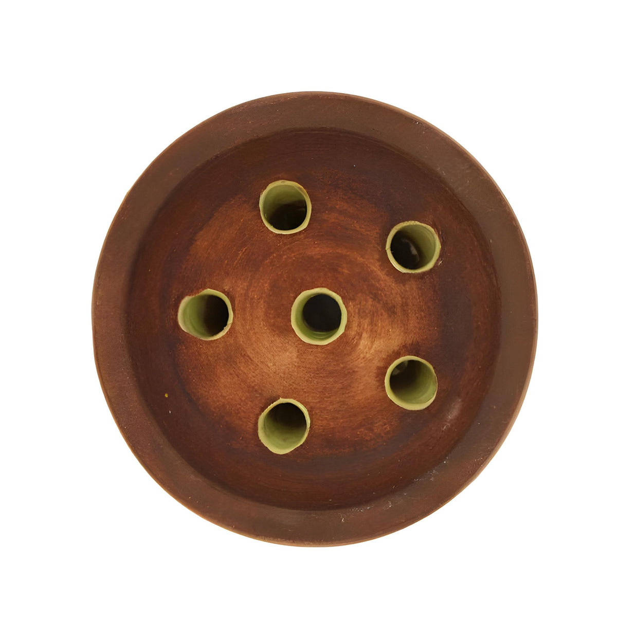 Kong Turkish Boy Blue Hookah Bowl - Top View showing the bowl's inner design and tobacco capacity., image 7 of 7