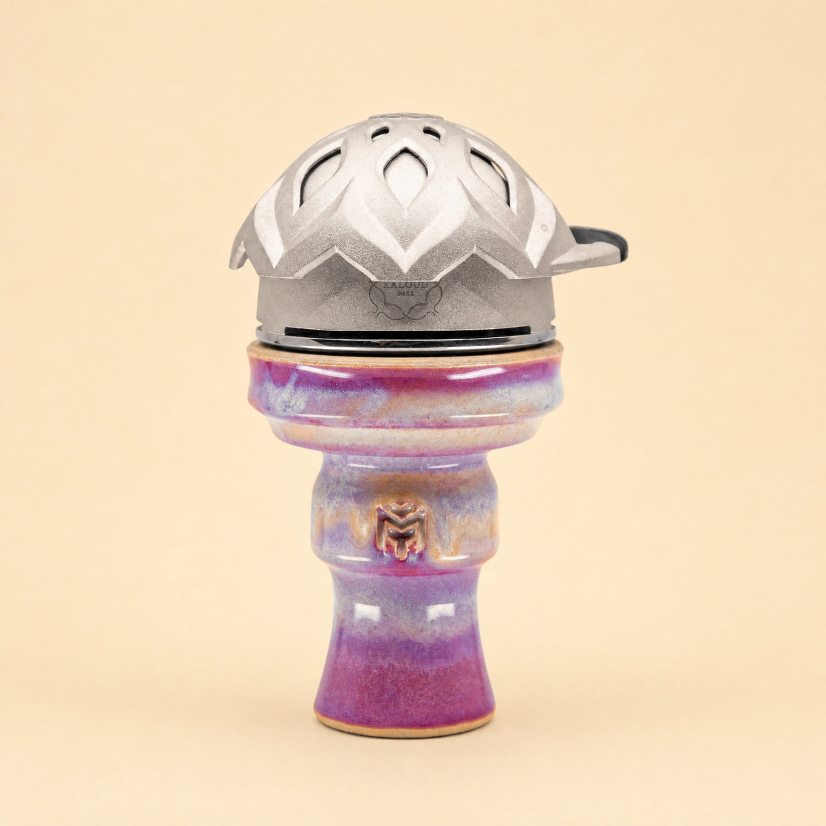 MIT Luxury Ashera Coral bowl with Kaloud Lotus 1+ HMD seated flush on the rim for heat management, image 4 of 6