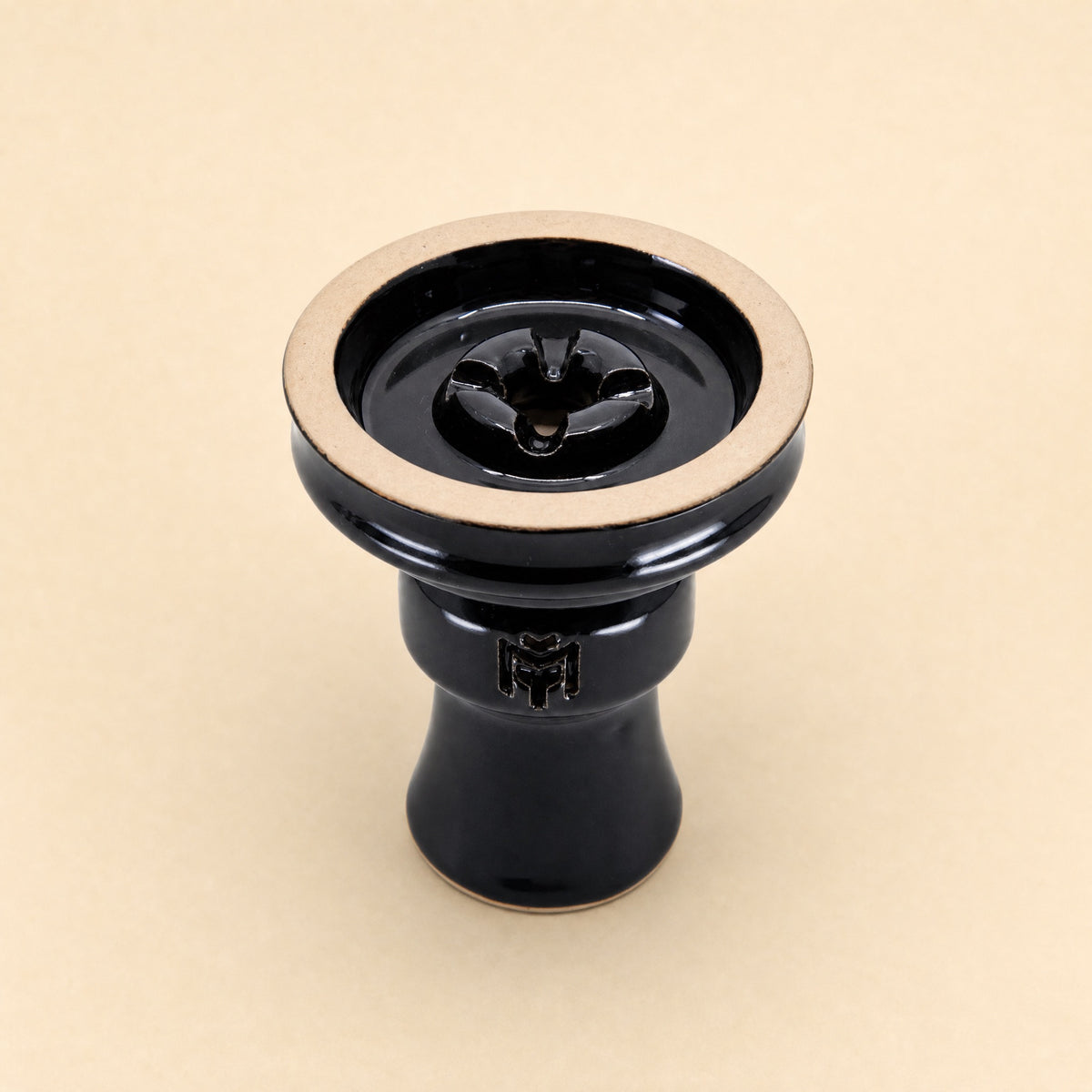 MIT Luxury Ashera Eclipse bowl top-down view showing single-spire phunnel chamber and four-petal spire crown, image 3 of 6