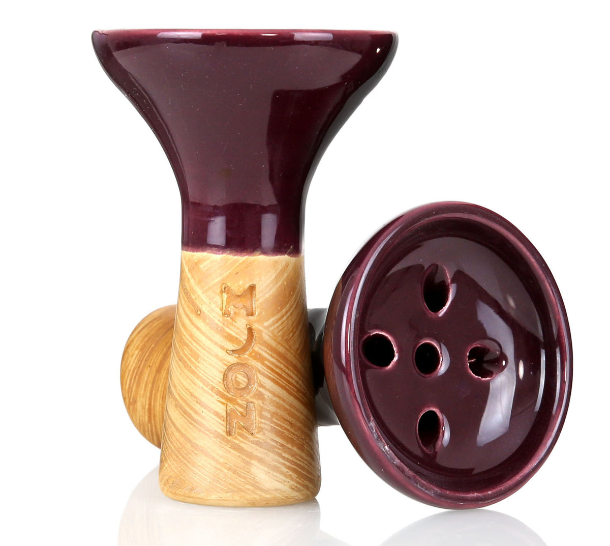 Moon Killer Shisha Bowl Egyptian Glazed Clay, image 2 of 5