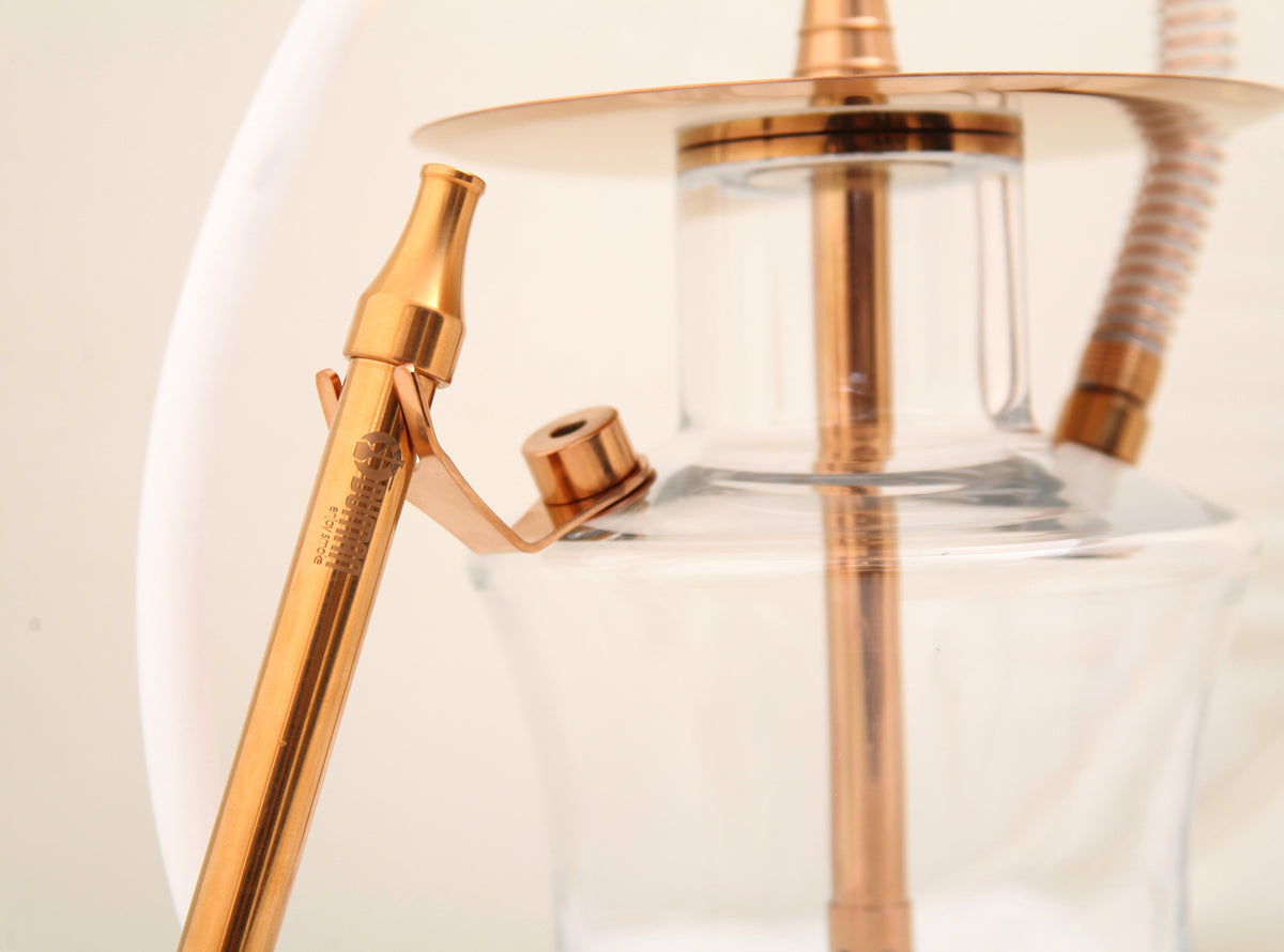 Oduman N2 Clear Gold Hookah Shisha | The Premium Way, image 5 of 9