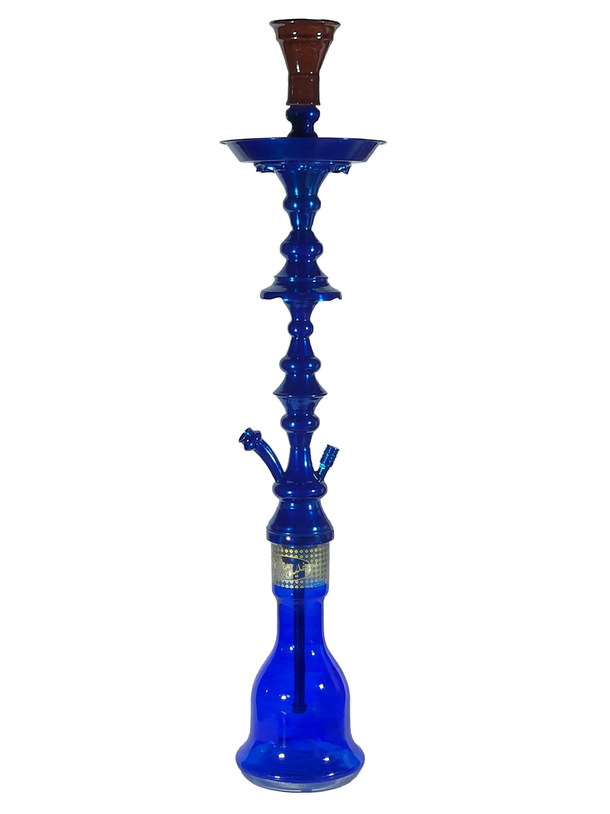 Rare Khalil Mamoon Shareef Blue 2 - Level Hookah – 31" Shisha | The Premium Way, image 14 of 14
