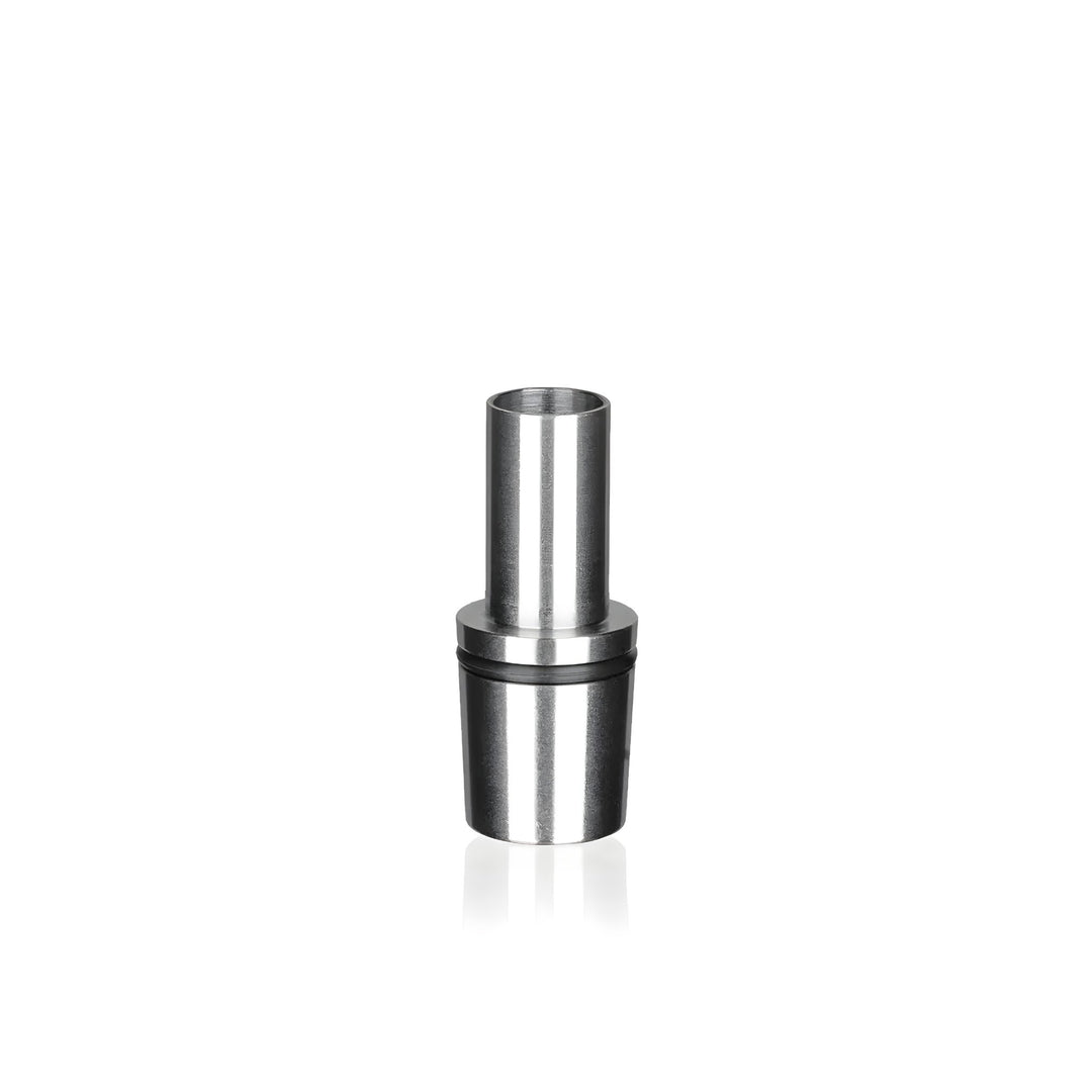 Steamulation Ultimate Gen II stainless steel hose adapter side view