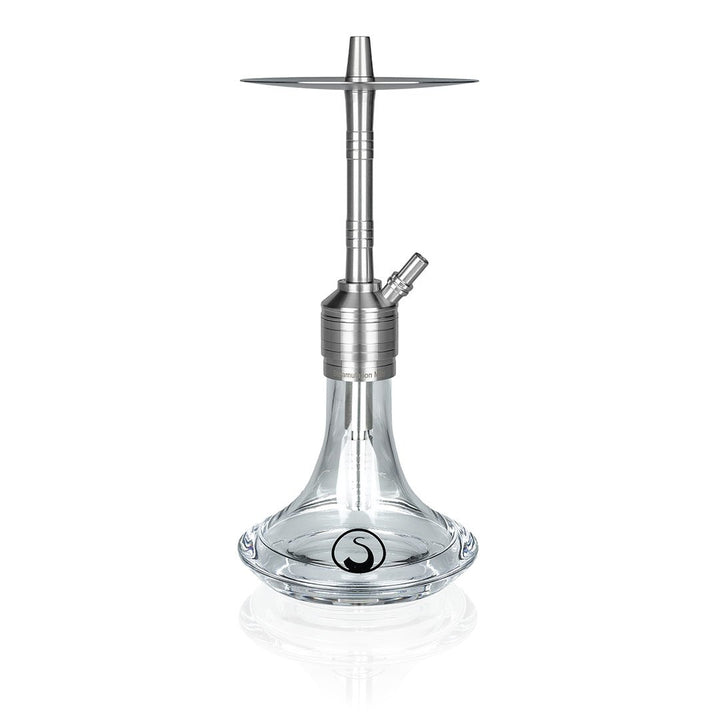 Side view of Steamulation Mini Gen II compact single-port hookah