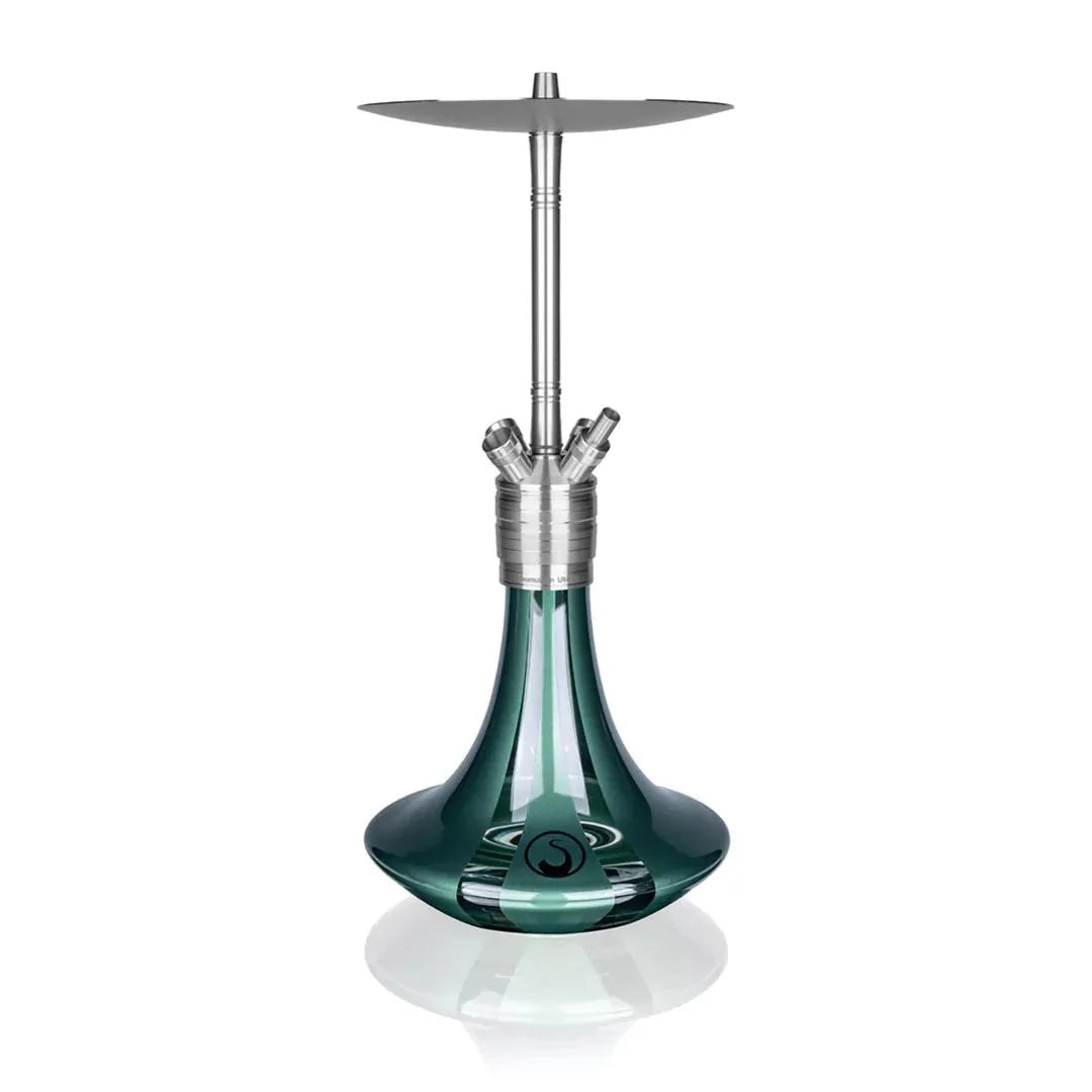 Steamulation Ultimate Gen II shisha in Emerald Green Metallic finish from The Premium Way