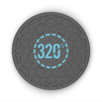 320° - 320° Hookah Base Mat - Black & Blue - The Premium Way
