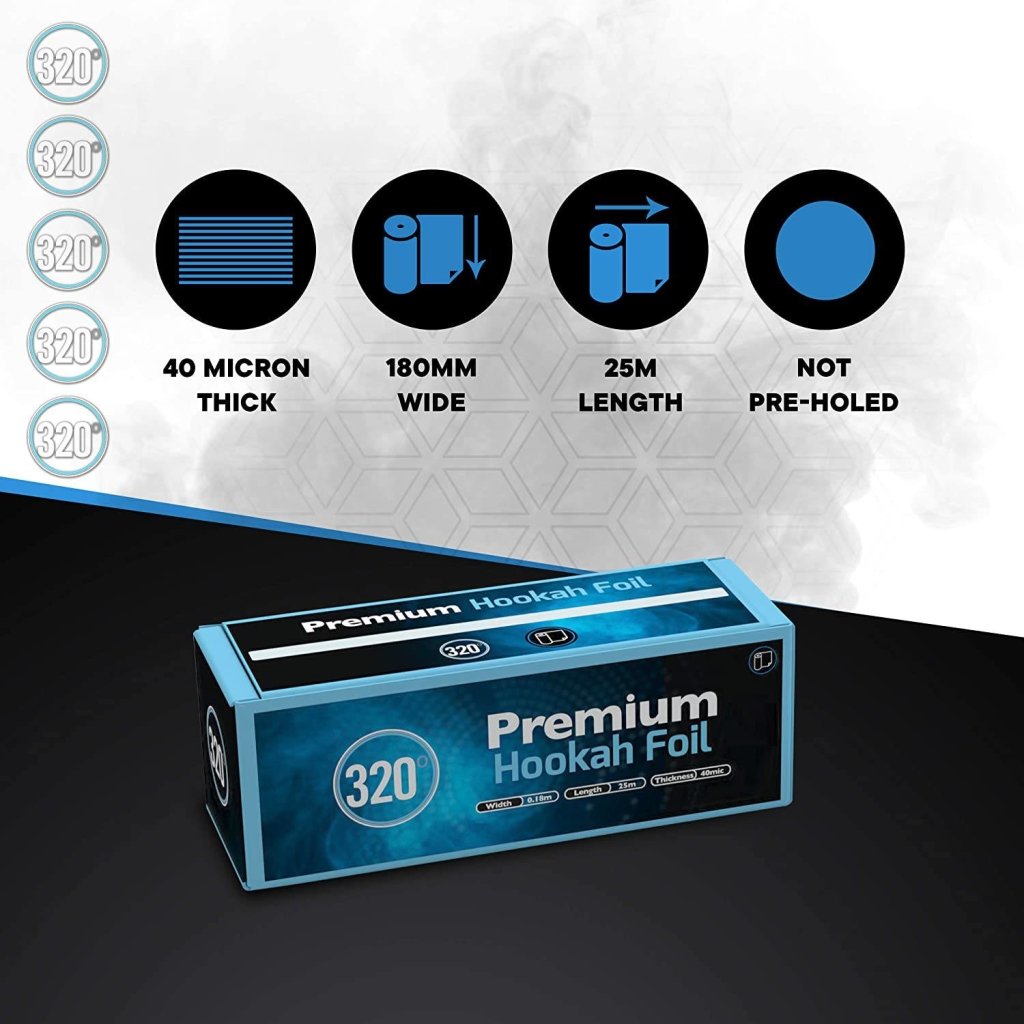 320° - 320° Shisha Foil 40 Microns Roll & Precision Cutter - The Premium Way, image 11 of 13