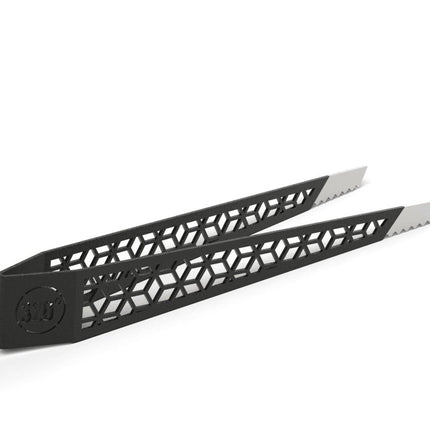 320° - 320° Shisha Stainless Steel Tongs - Black - The Premium Way