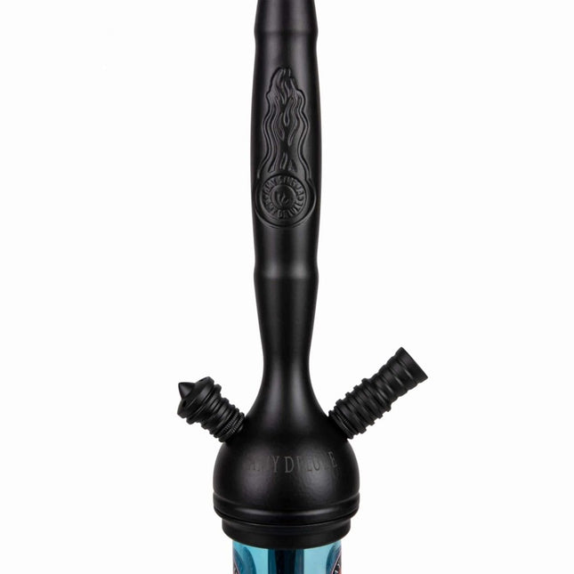 Amy Deluxe - Amy Deluxe - Cityscape 690 Black on White Hookah Set - The Premium Way