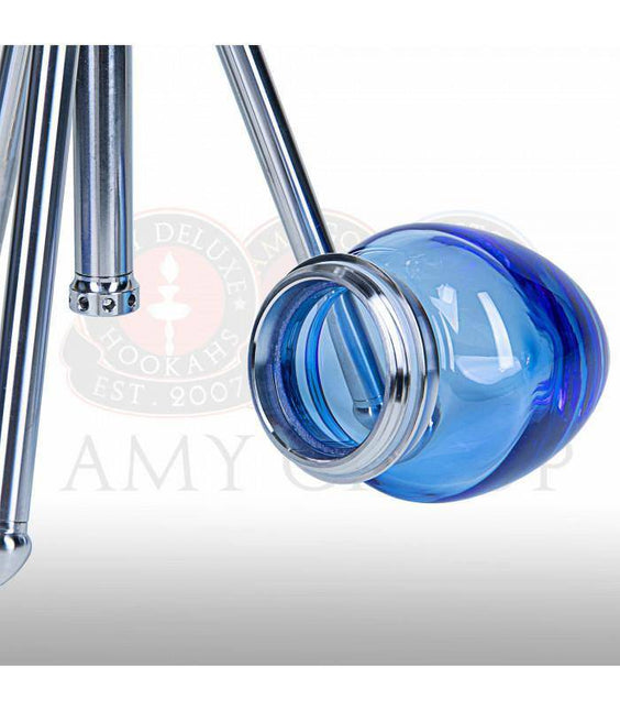 Amy Deluxe - Amy Deluxe - Luna SS - Small Stainless Steel Hookah 001.03 - The Premium Way